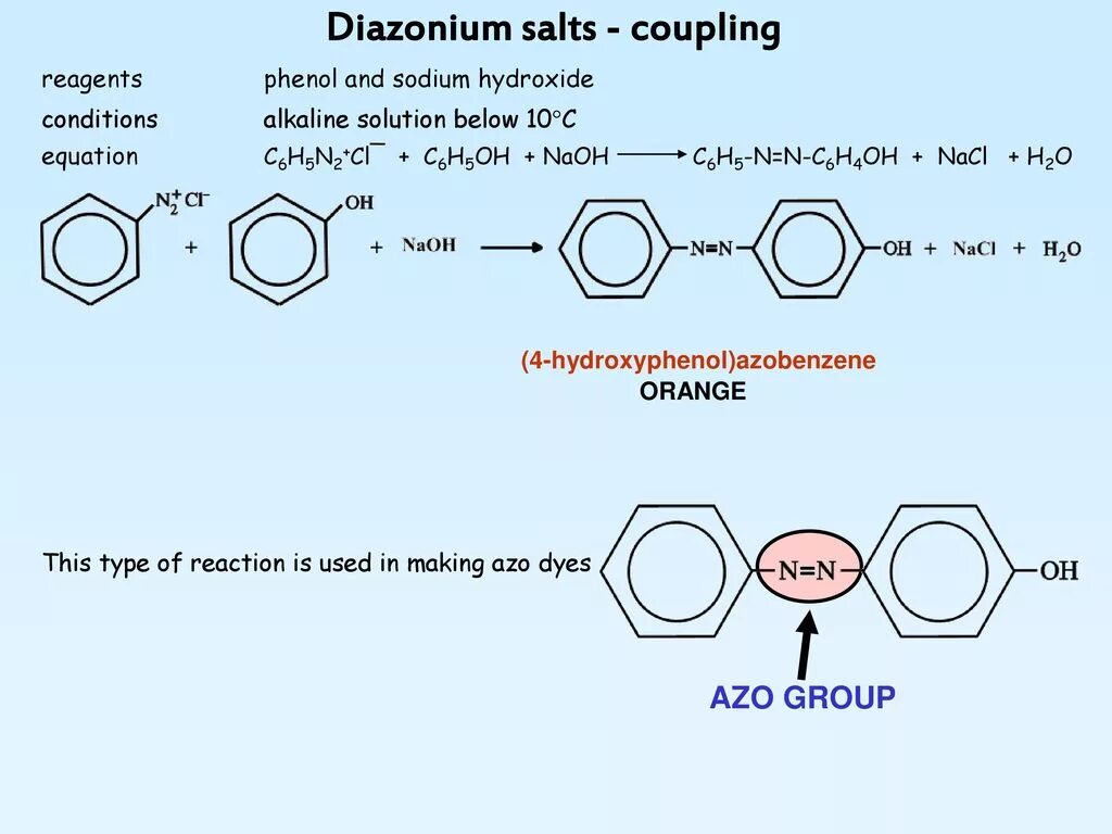 Azo Coupling. Фенол NAOH na2o c6h5oh. C6h10o5 n. Фенол NAOH h2o.