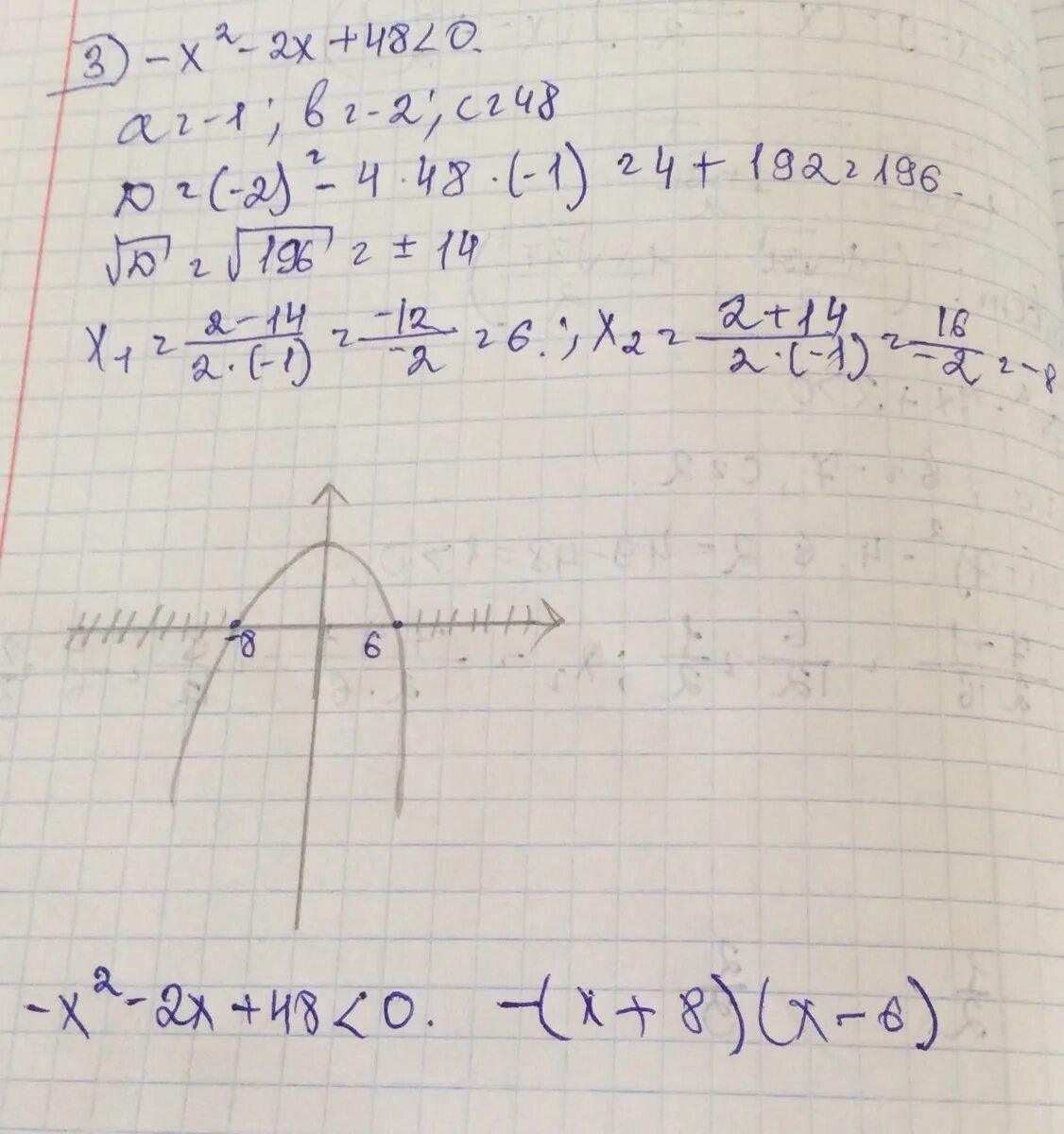 X 2 9 меньшего