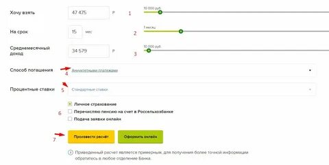 Потребительский кредит в россельхозбанке 2024