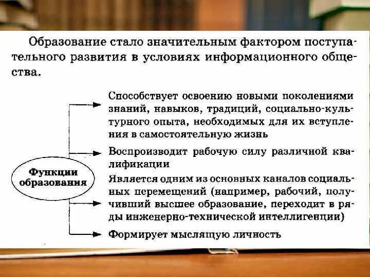 Почему в информационном обществе возрастает значимость образования