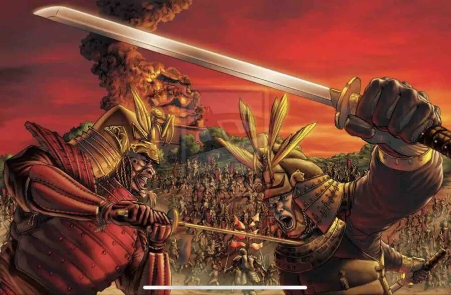 атомный самурай самые сильные поля битвы. поле боя самураев. поле боя криг. самурай. самурай арт.