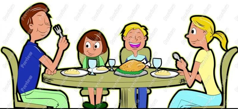 Семейный ужин рисунок. Семья за столом рисунок для детей. Мультяшная семья за столом. Семья за обеденным столом рисунок.