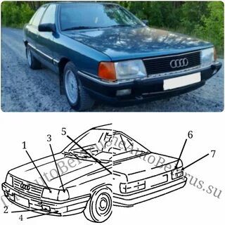 Лампы ауди 100 с3