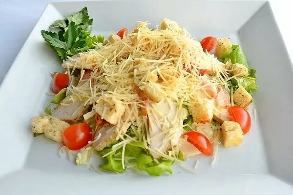 Салат цезарь с курицей фото пошагово САЛАТ "ЦЕЗАРЬ С КУРИЦЕЙ"