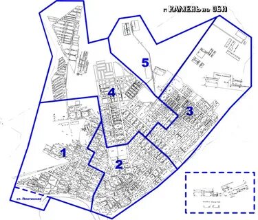 Картографическая схема избирательного участка