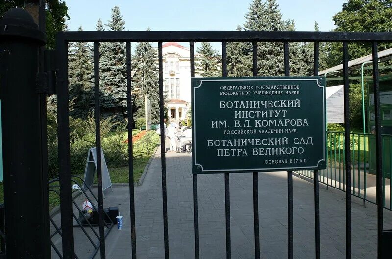 График работы ботанического