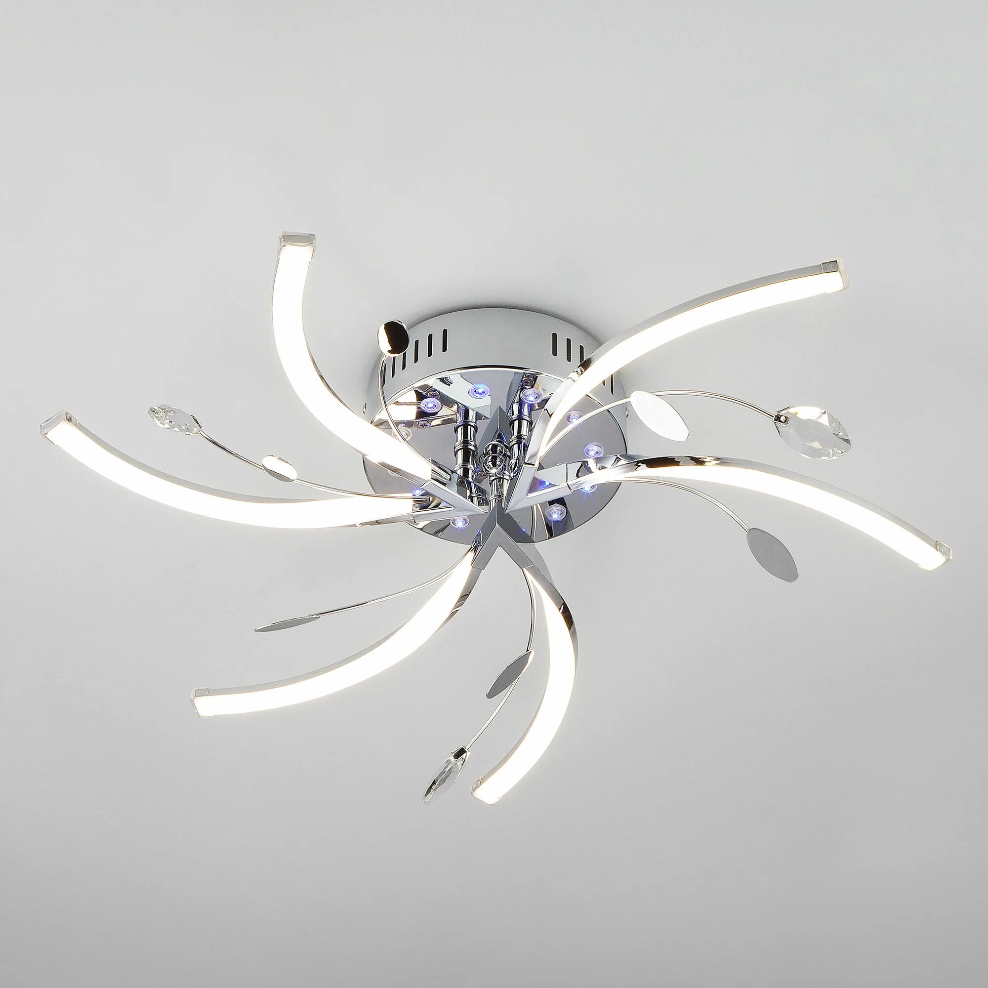 Люстра светодиодная Eurosvet Windmill 90125/6 хром,. Люстра светодиодная Eurosvet Windmill 90125/6 хром, led, 45 Вт. Светильник Евросвет Windmill 90125/10. Потолочная люстра Eurosvet Whitney 30133/8 хром