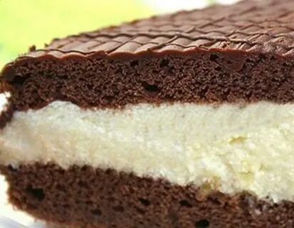 Торт птичье молоко с лимоном и манкой