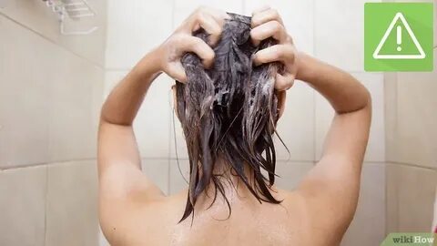 I wash my hair it snow