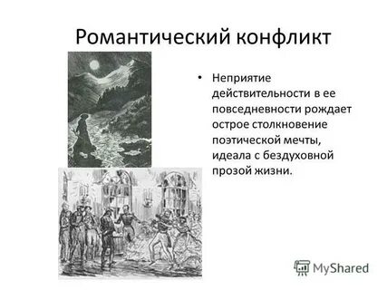 Романтический конфликт в герое нашего времени
