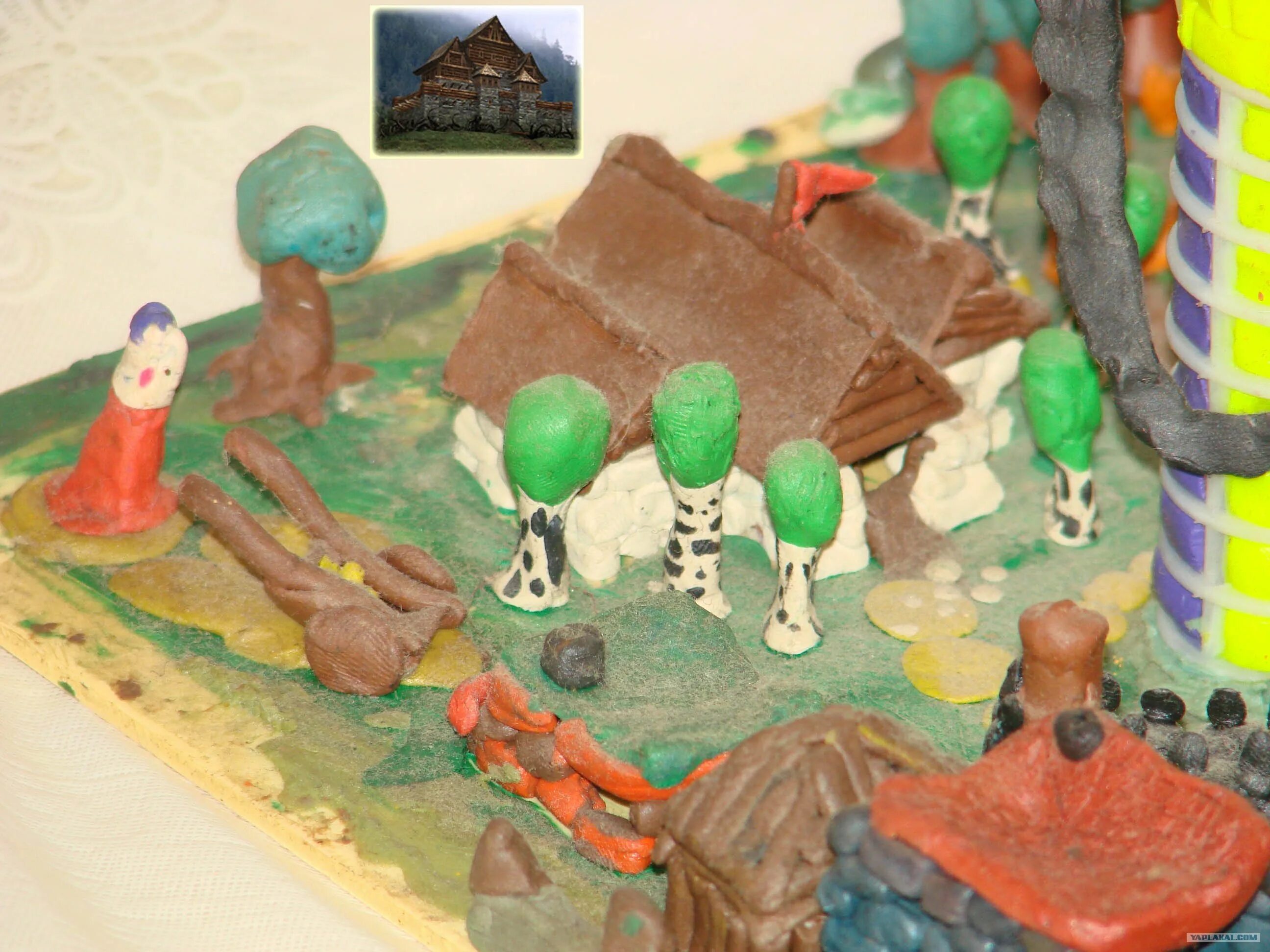 Поделки на тему город. Поделки на тему город. Город из пластилина. Макет золотых ворот. Архитектура из пластилина.