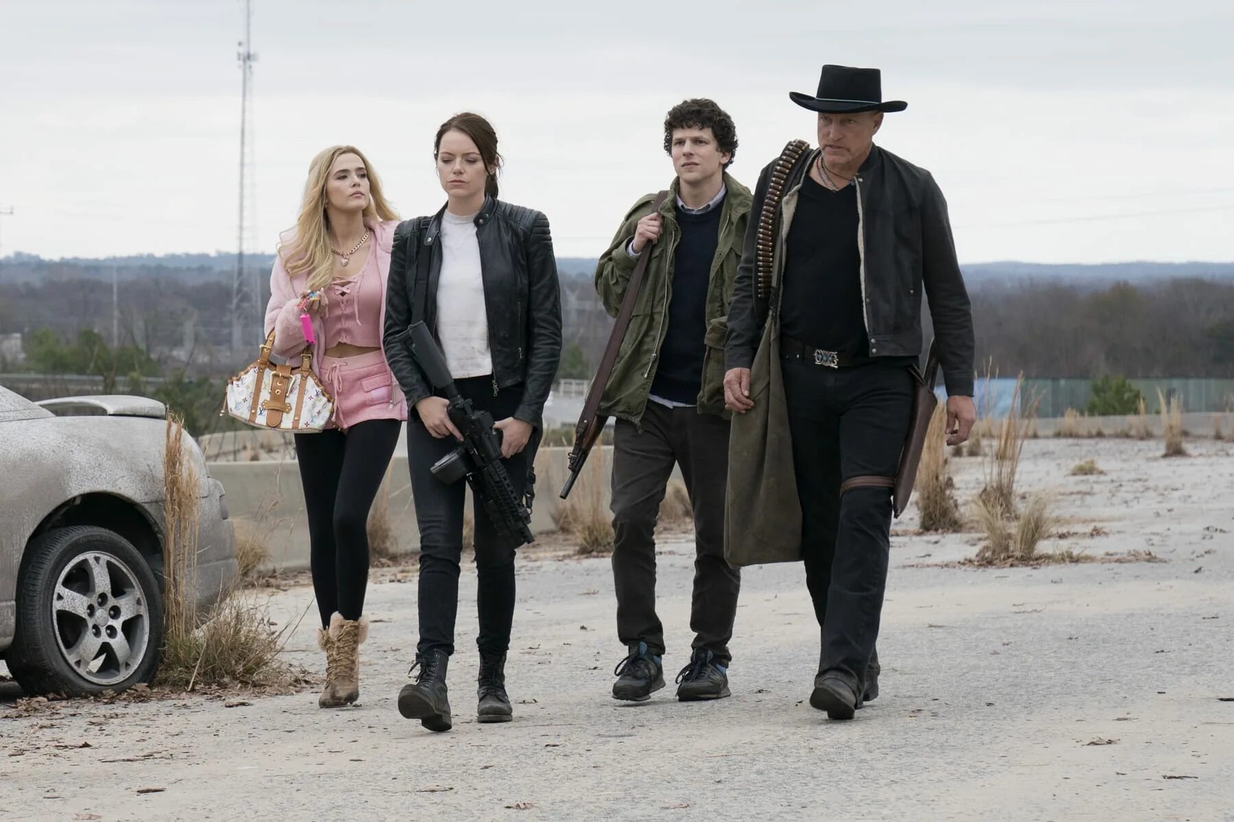 Добро зомбилэнд 2. Зои дойч 2019. Билл мюррей добро пожаловать в зомбилэнд. Добро пожаловать в zомбилэнд контрольный выстрел. Zомбилэнд: контрольный выстрел (2019).