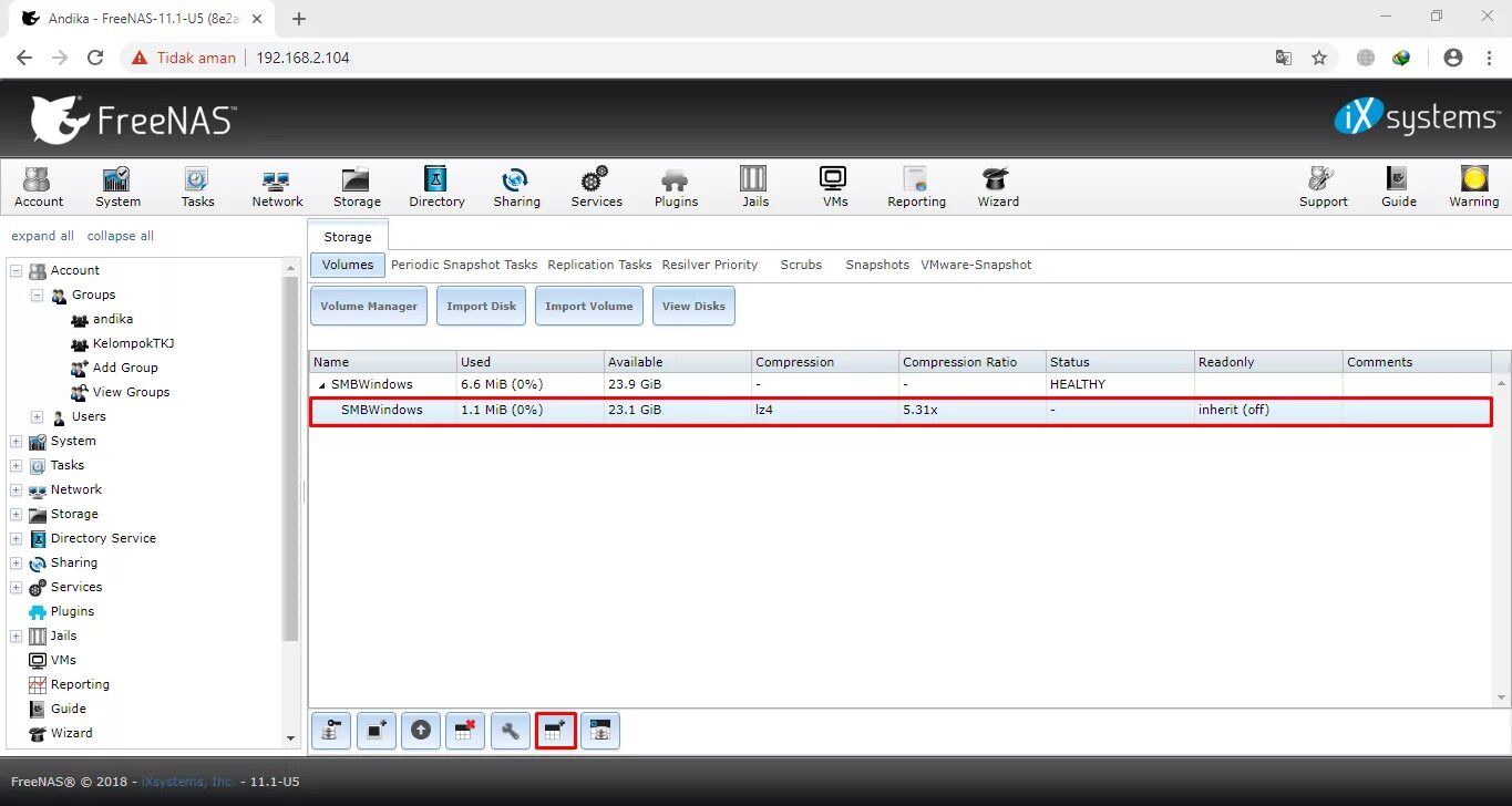Snapshot vmware