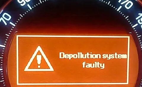 Depollution system faulty