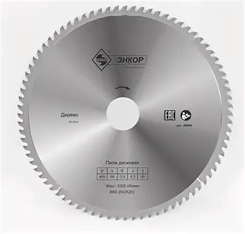 Диск по дереву 400х50. Диск пильный 216*30 z60 энкор.