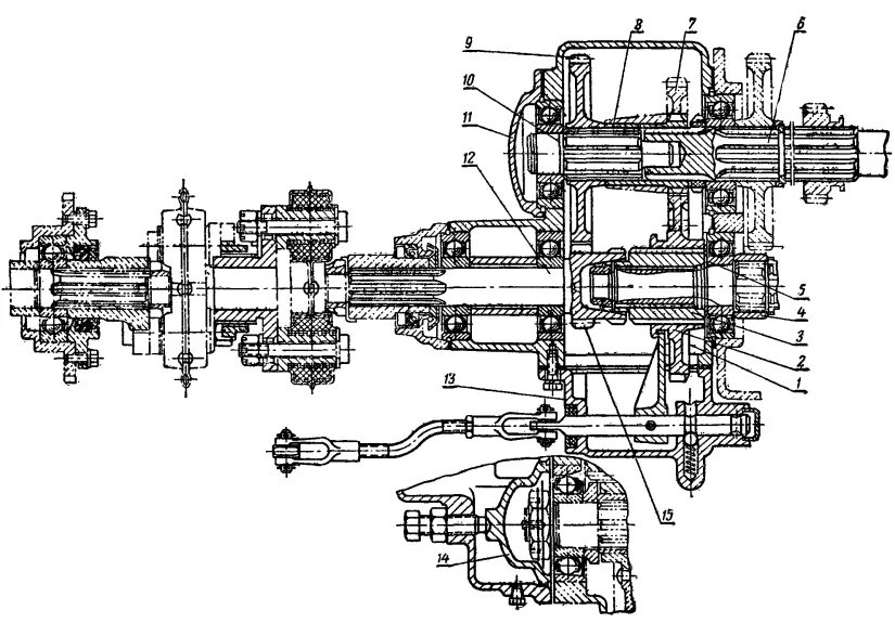 Трансмиссия трактора дт. Задний мост трактора дт-75. Механизм блокировки коробки передач трактора дт 75м. Кпп трактора дт-75. Кпп дт 20.