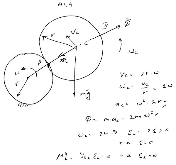 Ускорение центра шара. Теоретическая механика главный момент инерции. Главный момент сил инерции колеса. Угловая скорость колеса термех. Главный момент сил инерции теоретическая механика.