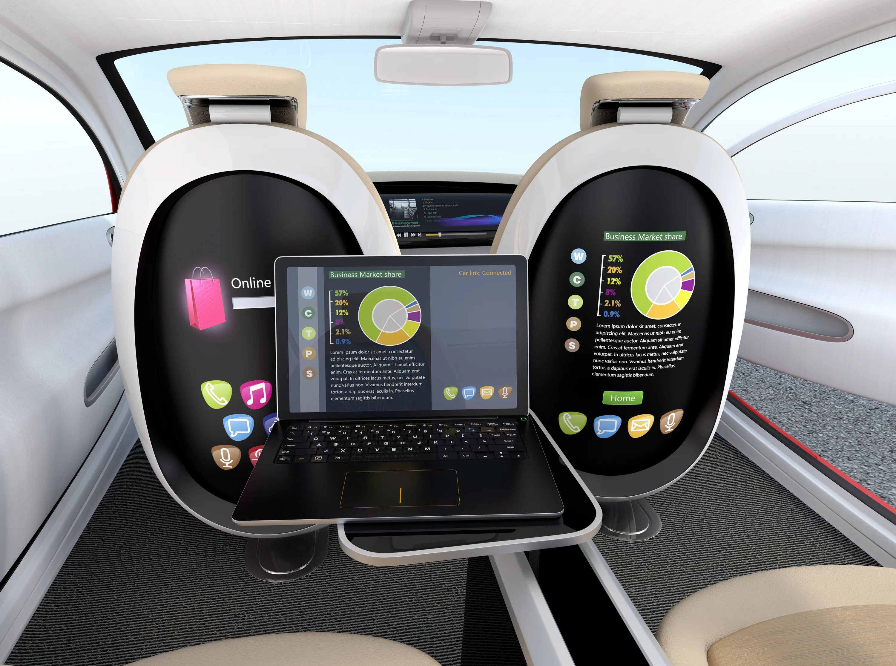 Включи электронные машины. Беспилотный автомобиль салон. Автопилот будущего. Беспилотные автомобили внутри. Машина с экраном для переднего пассажира.