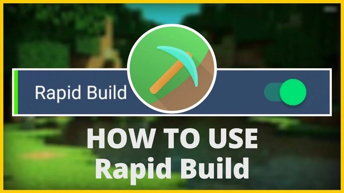 Rapid build. Rapid build