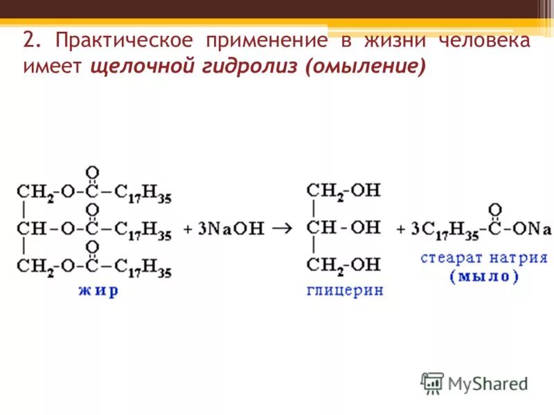 Уравнение реакции щелочного гидролиза. Щелочной гидролиз омыление. Триацилглицеролы гидролиз щелочной. Щелочной гидролиз триацилглицеридов. Щелочной гидролиз триацилглицерина