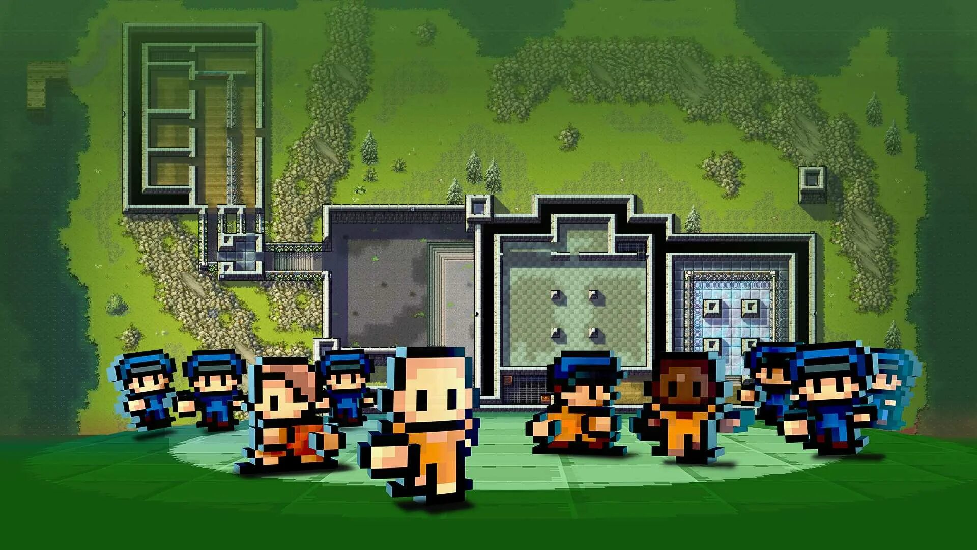 Пиксельная игра про тюрьму. Побег из тюрьмы пиксель the Escapists. Побег с тюрьмы игра пиксельная. Алькатрас the Escapists 2. The Escapists DLC.