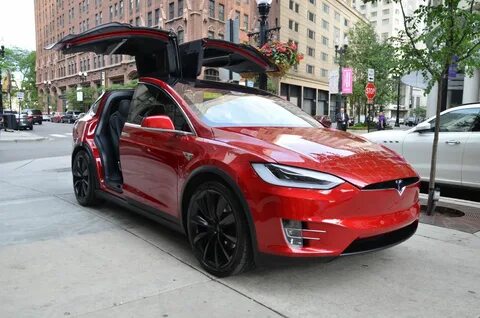 Red tesla
