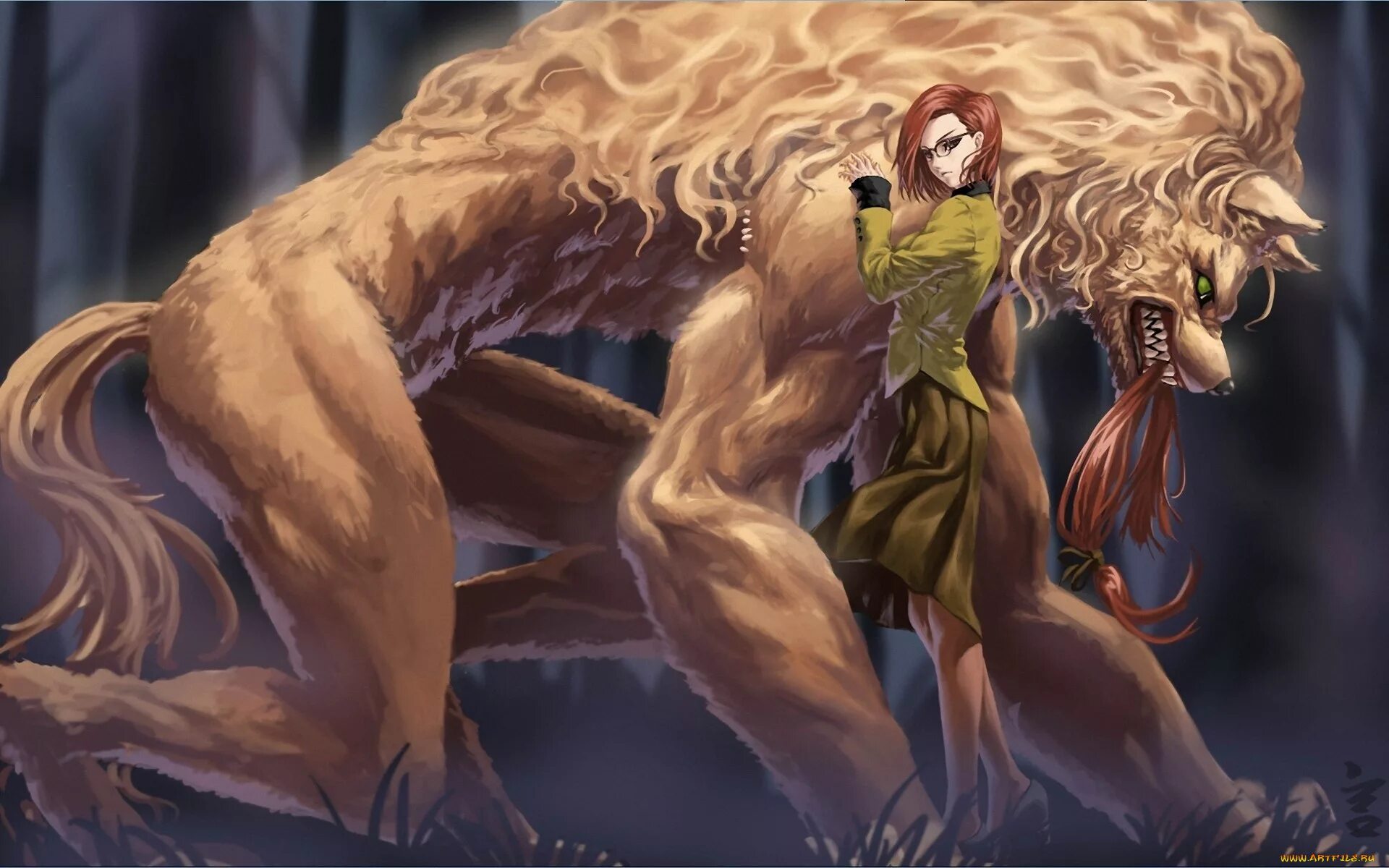 Андреас уолтерс baby bestiary. Magic the gathering вервольфы. Существо защищает мальчика. Девушка и дракон. Снежные монстры фэнтези.