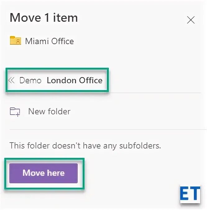 Move to channel