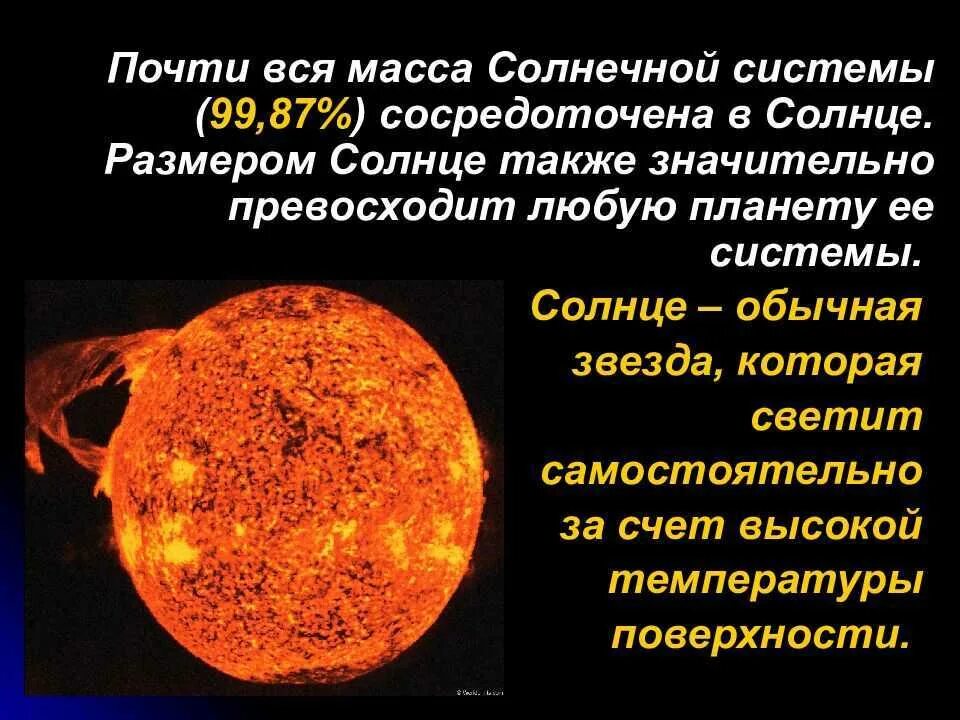 Строение солнечной системы сообщение