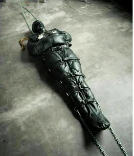 Реальный кожаный мешок сна Бондаж Мешок BDSM Мумия 1 - изображение.