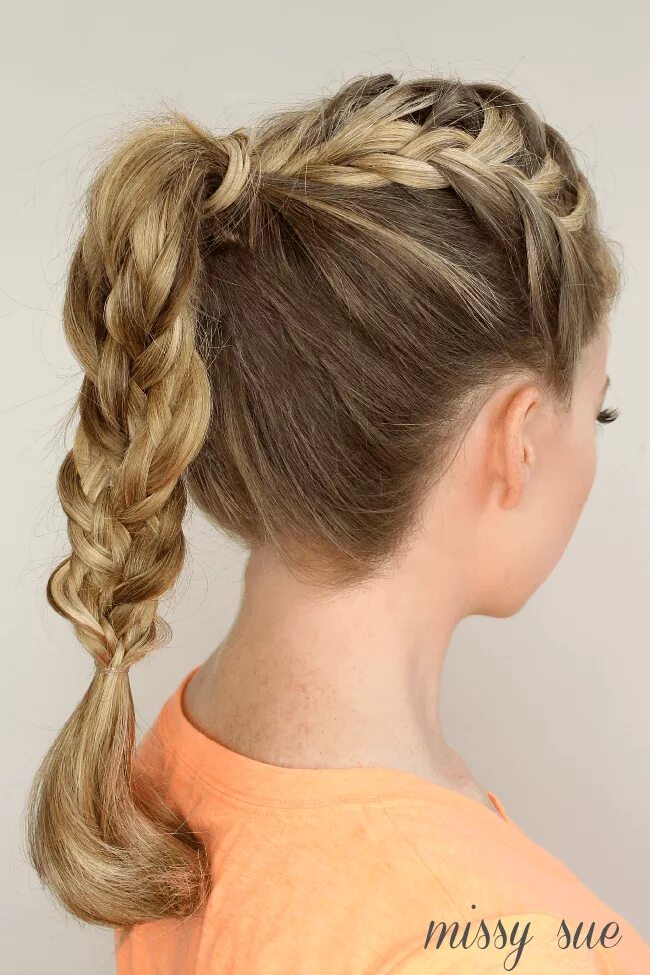 Ponytail braids4. Колосок в хвост прическа. Дракончик с хвостом прическа. Два колоска в хвост.