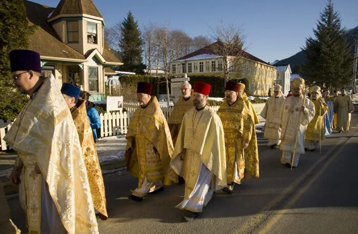 Русская православная миссия. Sitka Bishop House. Cross for the Procession.