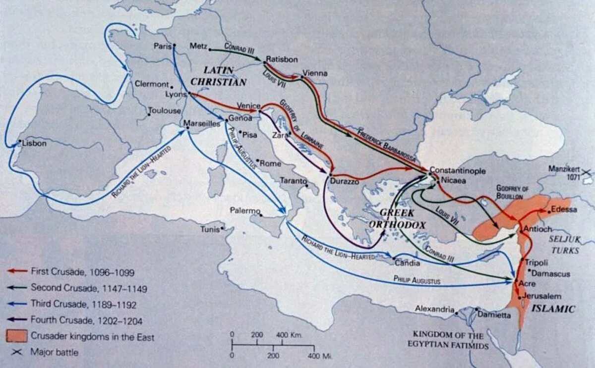 Походы в святую землю. Крестовый поход 1096-1099. 1 Крестовый поход карта. Походы крестоносцев карта. Первый крестовый поход карта похода.