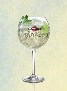 Коктейль мартини с шампанским