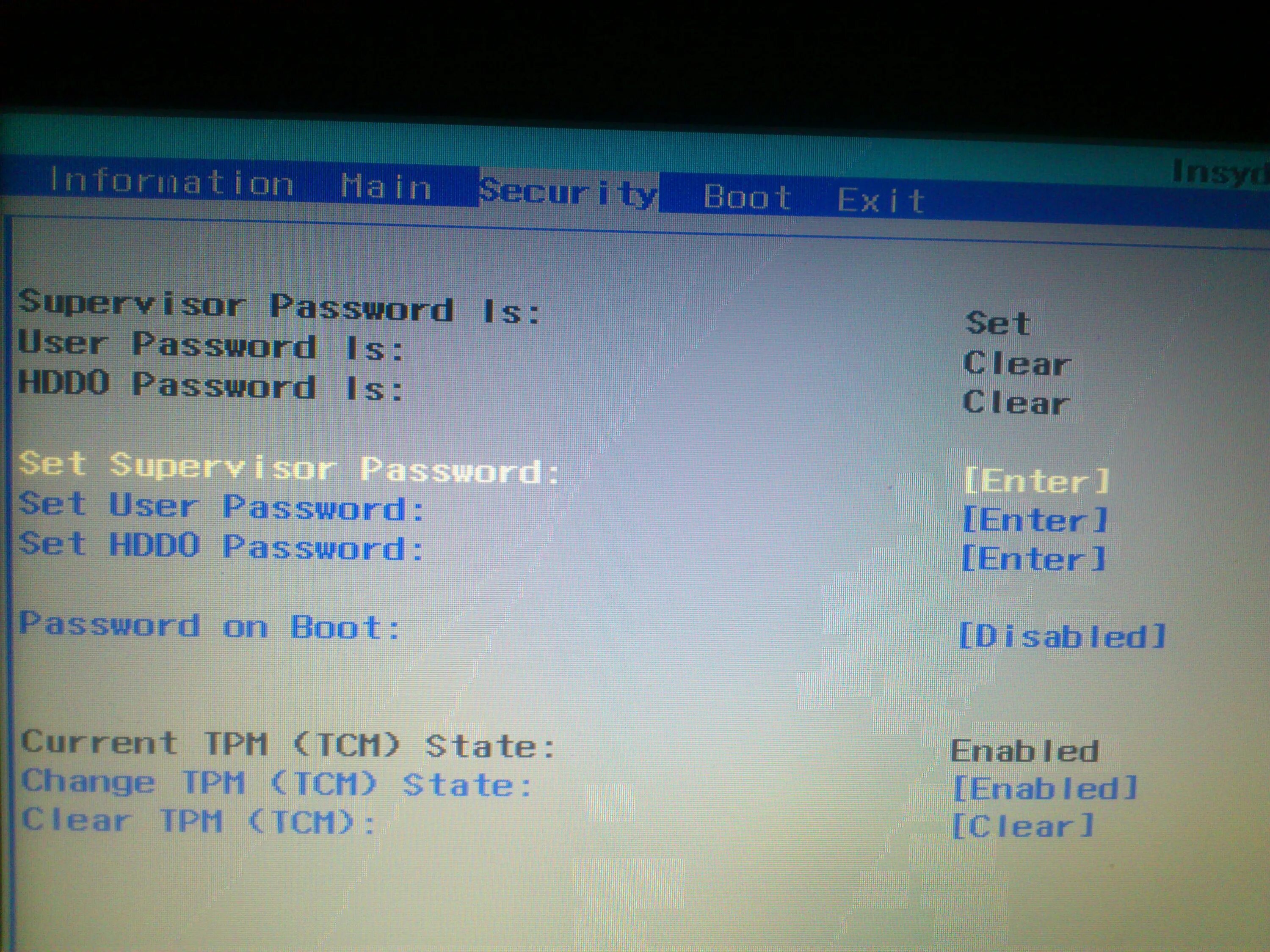 Boot menu материнской платы