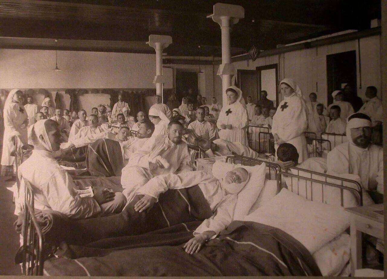 Госпитали мобилизованных. Военно-полевой госпиталь 1915. Киевский военный госпиталь 1914.