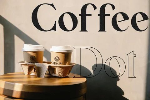 Logotype for coffee house "Coffee Dot" .