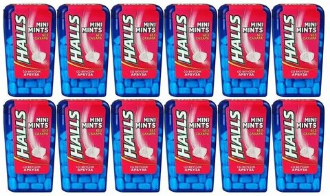 Halls mini mints без сахара