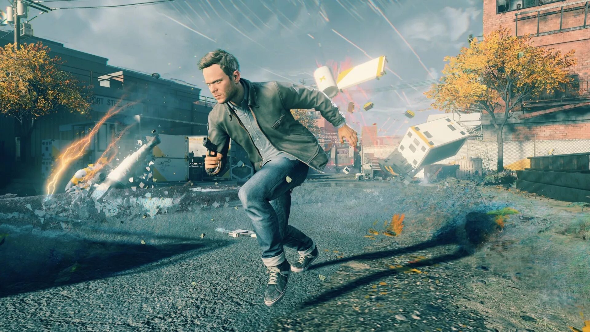 Игру от нее убегать. Квантум брейк игра. Quantum Break обои. Квантум брейк геймплей. Квантум брейк последняя версия.