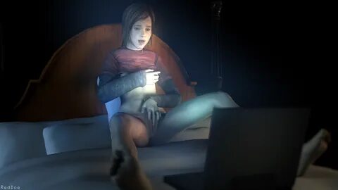 reddoe, ellie, the last of us, 3d, female, masturbation, pussy.