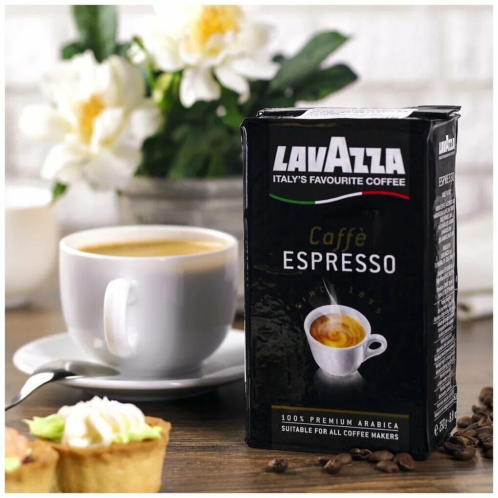 Кофе lavazza espresso. Кофе Лавацца эспрессо молотый. Lavazza Espresso молотый. Lavazza Espresso (Лавацца эспрессо) кофе молотый, 250 г..