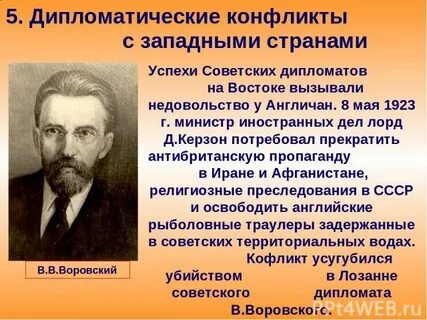Дипломатические конфликты с западными странами