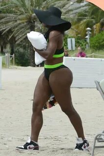 Serena Williams Nigger Butt Exposed.