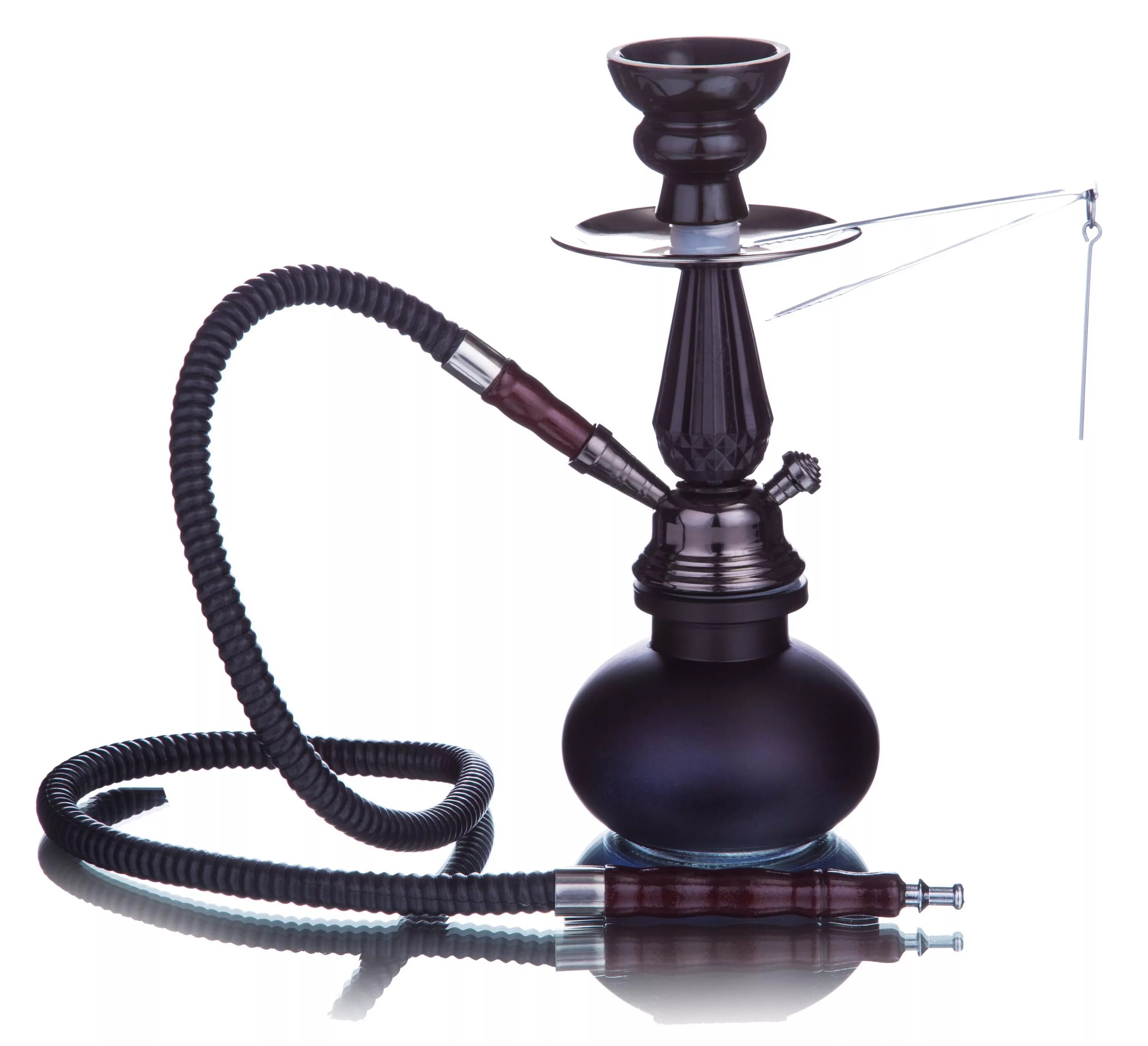 Полный комплект кальяна. Кальян HK-194. Арт кальян HK 244. Кальян Hookah Mini. Кальян арт кальян - HK-244c синий 26см (полный комплект).