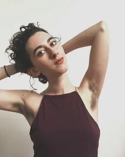 Hairy women armpits