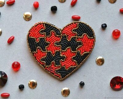 Сердечко из бисера