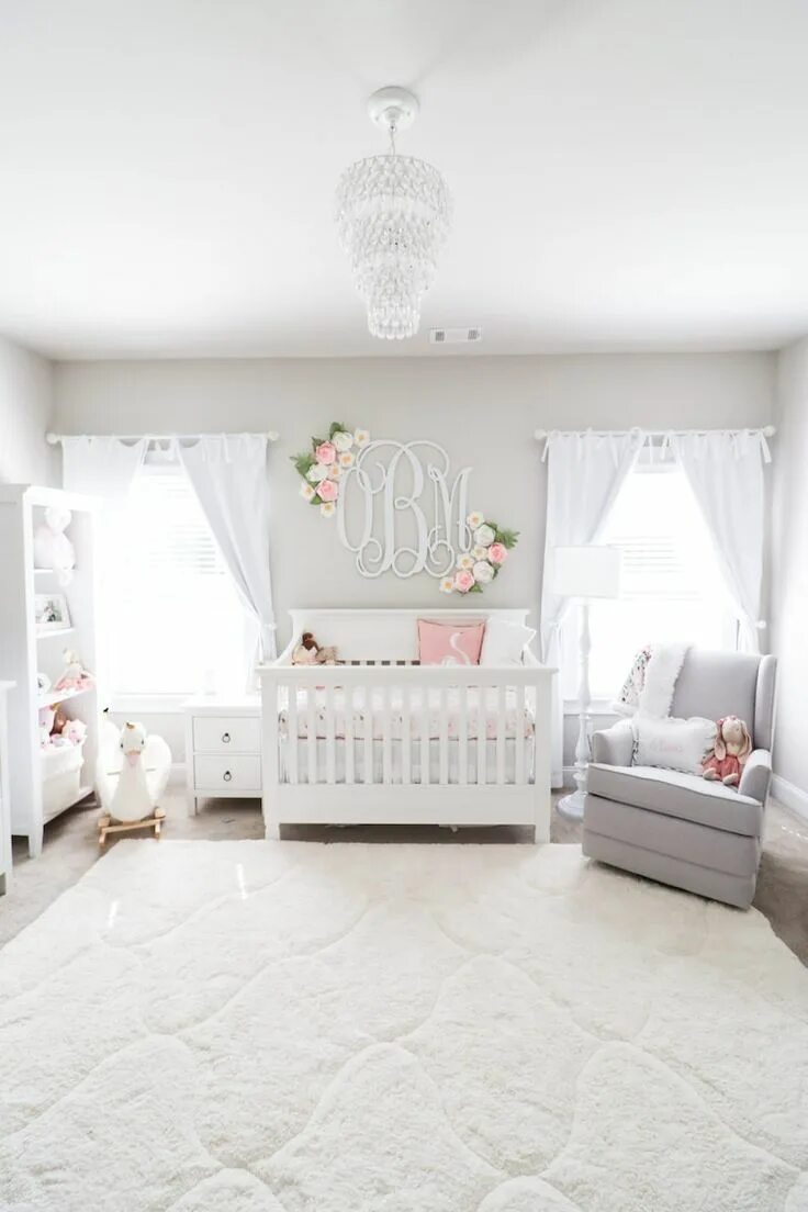 All White Nursery Reveal: An e-Design Come to Life - Project Nursery White nurse