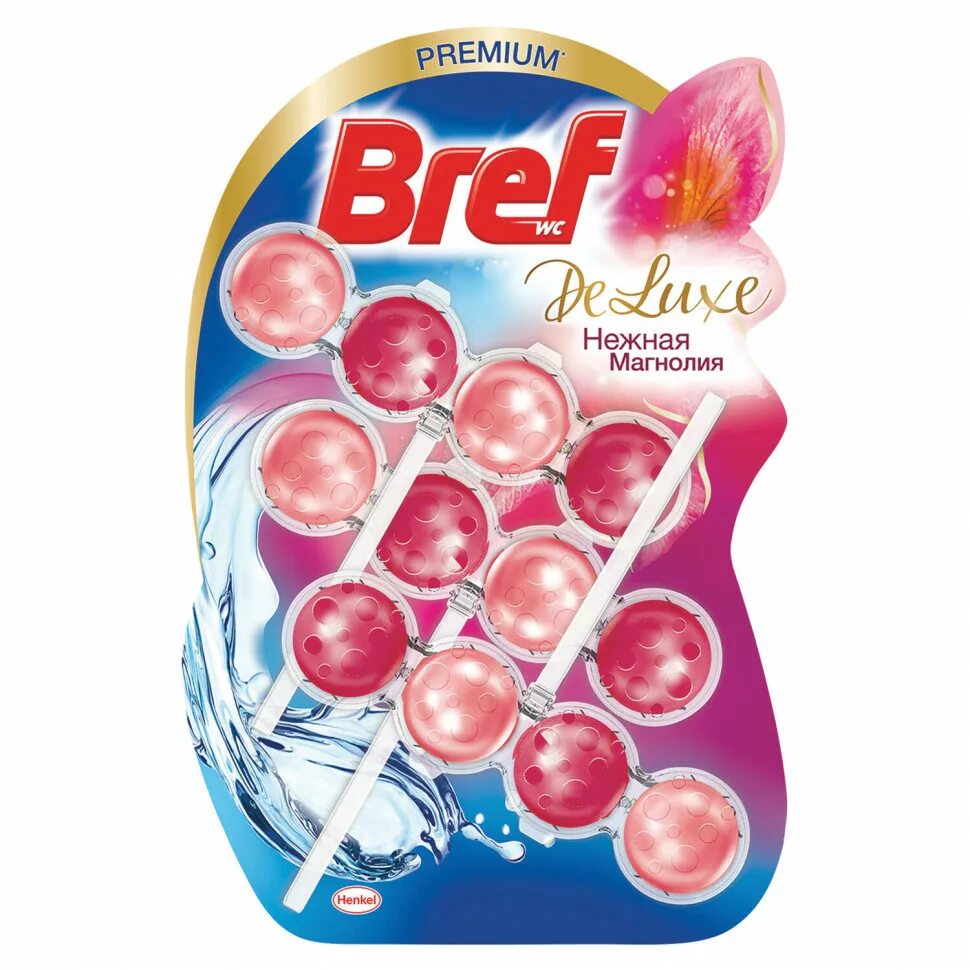 Шарики бреф. Блок д/унитаза бреф делюкс нежная магнолия 50г. Подвесной туалетный блок bref deluxe нежная магнолия, 3 х 50 г. Туалетный блок бреф делюкс жасмин 2шт* 50 г шарики. Bref колор актив 50г.