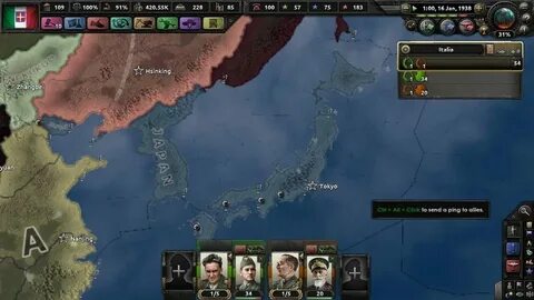 Hoi 4 япония