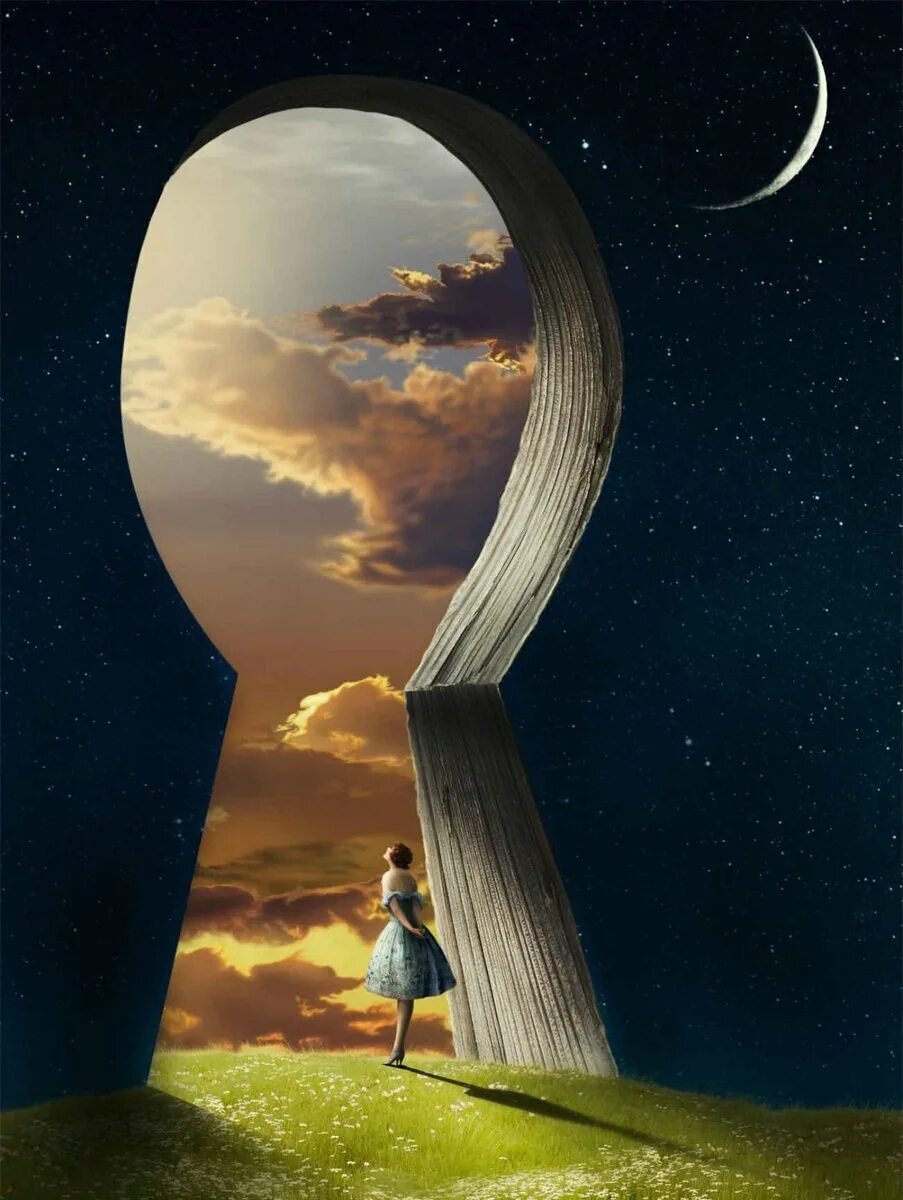 Будущее в вечности. Подсознание человека. Магия вселенной. Будущее в вечности. Огромный мир.